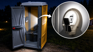 SmartLight Reflector — apgaismojums biotualetēm bez elektrības фото